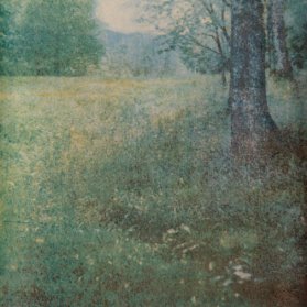 © Henneberg, Park Manzarası, Renkli Kauçuk Kopya, 1897